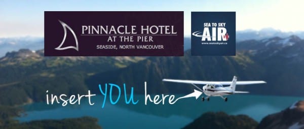 Pinnacle at the Pier Hotel Offer includes Flight for Two Sea to Sky